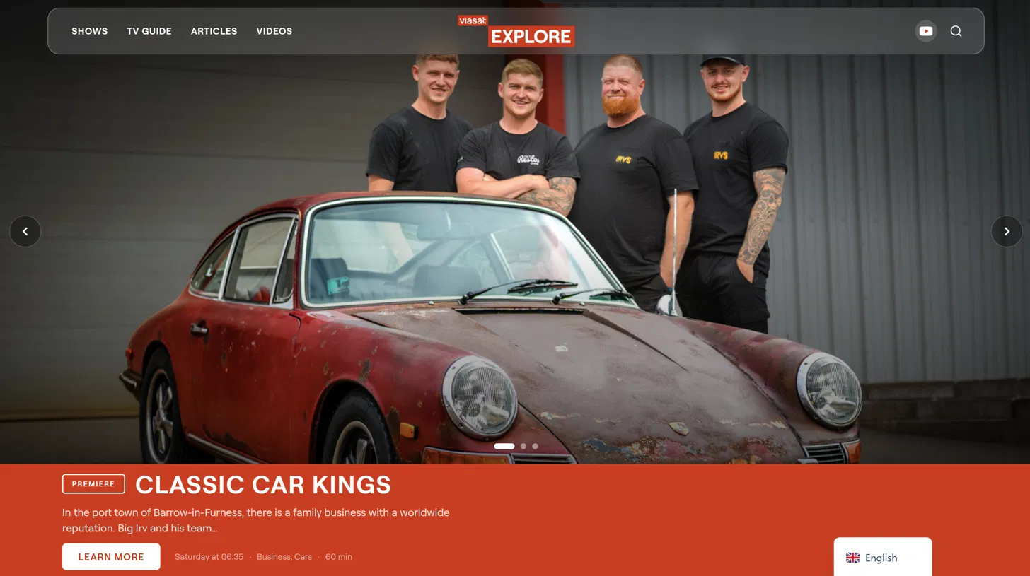 Viasat Explore Portfolio | Fire Up Design