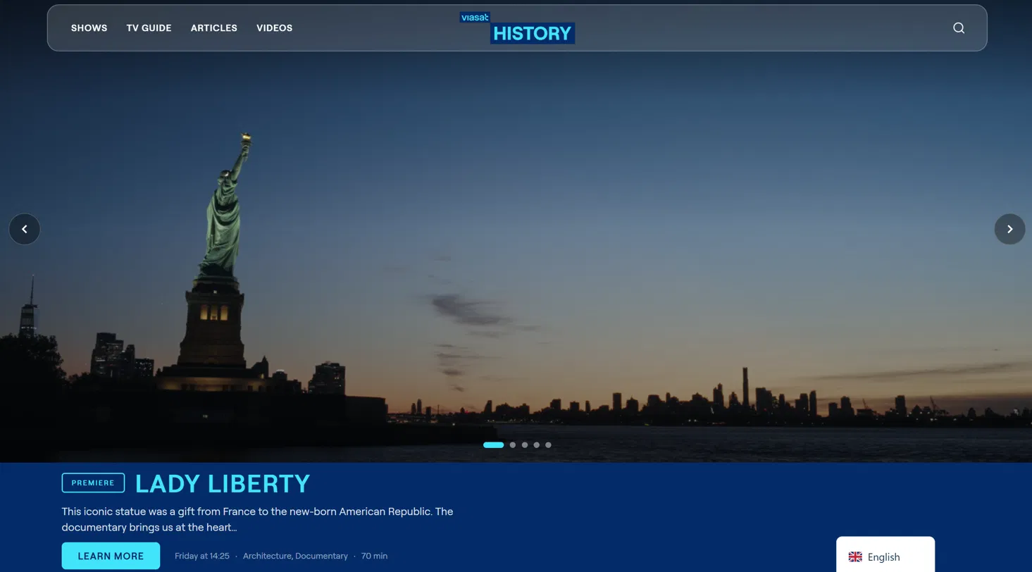 Viasat History Portfolio | Fire Up Design